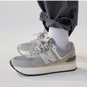 NWOT New Balance 574+ Platform Sneakers